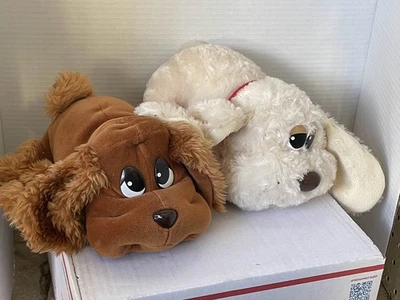 Cachorro libra marrón oscuro meneando cola ladridos sonido FUNCIONA y peluche cachorro de rescate 2014 Foto 1 de 4