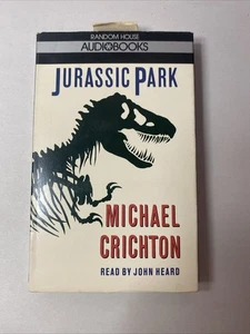 Jurassic Park by Michael Crichton - Read by John Heard - Cassette - Picture 1 of 4