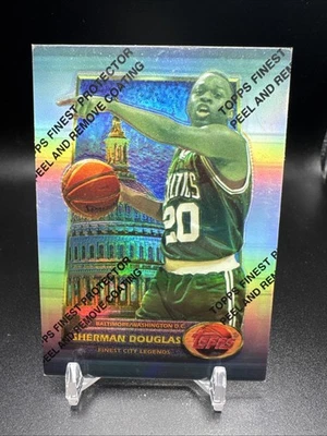 1994 Topps Finest City Legends Refractor #55 Sherman Douglas Basketball Card - Image 1 of 2