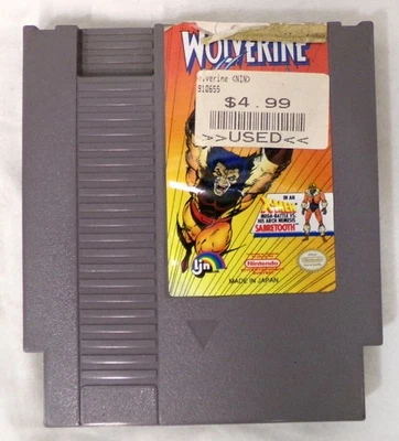 Cartucho de juego Nintendo 1985 NES Ljn Wolverine solo sin probar Foto 1 de 3