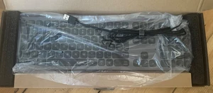 B.FRIENDIT Aluminum Slim Scissors Keyboard Wired-UK Layout- KB700-Pro - Picture 1 of 4