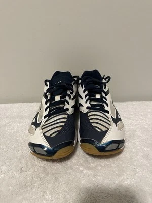 Zapato de voleibol Mizuno Wave Lightning para mujer cancha blanca 9,5 Foto 1 de 4