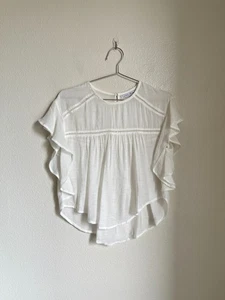 FAITHFULL THE BRAND Top Fluido Transparente Fluido en Blanco Talla XS - Imagen 1 de 5