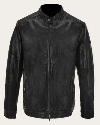 CUADRA BLACK WRINKLE FINISH JACKET Size Medium - Image 1 of 4