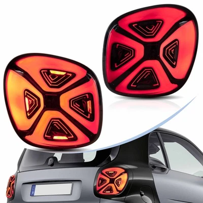 VLAND Smoked LED Tail Light For 2015-2019 Mercedez Benz Smart 453 Fortwo/Forfour - Image 1 of 4