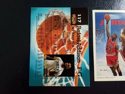 Rafael Addison New Jersey Nets 1992 - 1993 Stadium Club NBA PRE PRINT RARE - Image 1 of 2