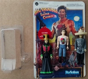 ReAction Figures Big Trouble In Little China Lo Pan, Jack Burton & Lightning - Picture 1 of 3
