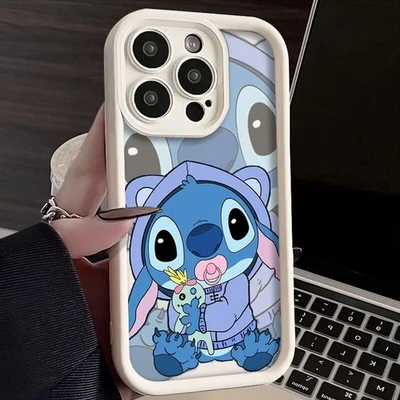 For iPhone Samsung Huawei Xiaomi ShockProof Cartoon Cute Stitch Case Phone Cover - Image 1 of 4