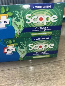 Lot of 2 Crest + Scope Outlast Complete Whitening Toothpaste Mint - 5.4oz - Picture 1 of 2
