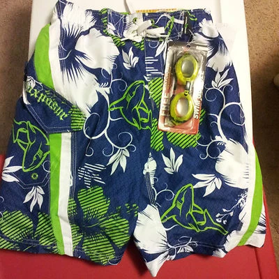 ZeroXposur Surf Swim Shorts Size 10-12 Microfiber Swimwear Mesh Lining Quick Dry - Image 1 of 4