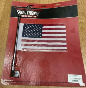 Show Chrome 1/2" Round Tube Flag Mount 52-729 - Picture 1 of 2