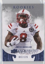 2014 Upper Deck Exquisite Collection Rookies 2015 /125 Ameer Abdullah #ER-AA