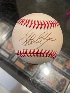 RICO CARTY ATLANTA BRAVES SINGLE SIGNED BASEBALL JSA #2 - Picture 1 of 2