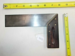 Square, Vintage Rare SOHACO Woodworkers 6"  Square w/ Brass, Pat'd 5-5-1931, USA - Picture 1 of 7