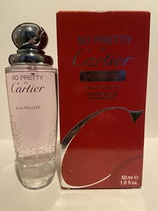 SO PRETTY DE Cartier EAU FRUITEE 1.6 oz / 50 ml Eau de Toilette Spray NIB RARE - Picture 1 of 24