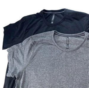 Ten Thousand Durable Shirt Mens Large Athletic Fits Medium Black Gray Set 2 Gym - Picture 1 of 12