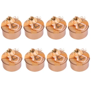 8pcs Klapp Metall Dosen Weißblech Tee Lagerung Container Silber Zinn - Bild 1 von 12