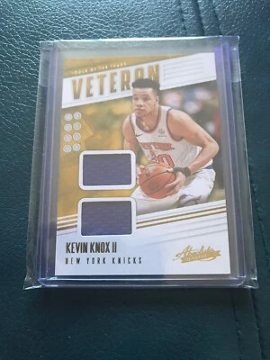 2019-20 Absolute Memorabilia Veteran Tools of the Trade Kevin Knox Knicks - Image 1 of 2