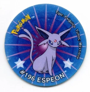 #196 ESPEON TAZO Nº08 POKEMON TAZOS STICKER COLECCION 2001 MATUTANO / TASTY - Imagen 1 de 3