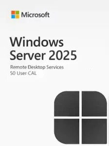 Windows Server 2025 | Remote Desktop Services (RDS)– 50 User CAL - Picture 1 of 1