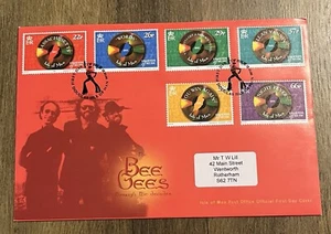 Isle of Man Stamps FDC First Day Cover 1999 Bee Gees Legends of Music - Picture 1 of 1