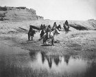 NAVAJO INDIANS ON HORSEBACK EDWARD S. CURTIS 8x10 GLOSSY PHOTO PRINT