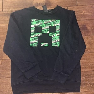 boys size XL Mad Engine Minecraft sweatshirt Crewneck - Picture 1 of 4