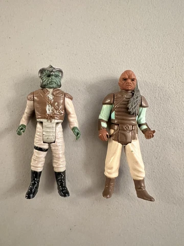 Vintage Star Wars Figures Klaatu and Weequay Cover