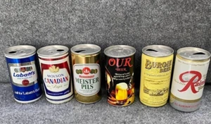 Vintage Bierdosen Molson, Burgie, Rainer, Labatts, Our Beer, Gold Henninger Lot - Bild 1 von 4