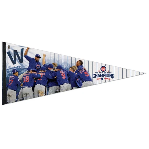 CHICAGO CUBS 2016 WORLD SERIES CHAMPIONS PLAYER PREMIUM PENNANT 17"x40" WINCRAFT Cover