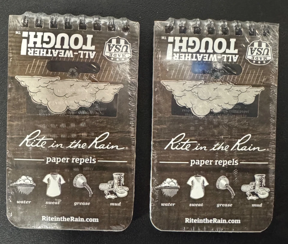 Rite in The Rain Ritr735 3 X 5 Top Spiral Notebook