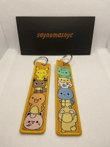 Lindo Kawaii Chibi Pokemon Anime Pikachu Llave Jet Etiqueta Llavero Cordón - Imagen 1 de 1