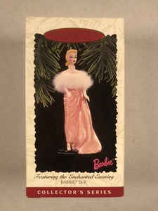 1996 Hallmark Keepsake Ornament Featuring The Enchanted Evening Barbie Doll - Picture 1 of 3
