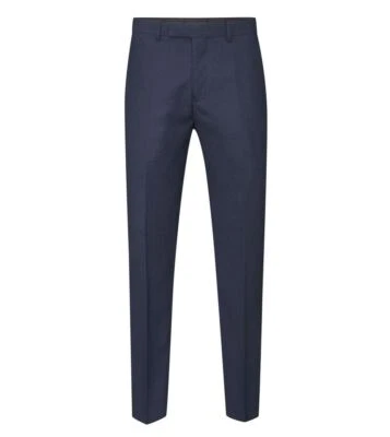 Skopes Hombre Harcourt Ajustado Pantalón Azul Marino Cintura 30-46 , - Imagen 1 de 4