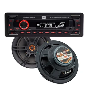 JBL Car Single-Din Digital Media Receiver with Bluetooth + 2x 6.5" 5500W Speaker - Picture 1 of 5