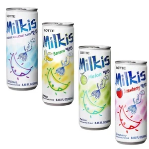 Milkis Variety Soft Drinks - Original, Strawberry, Banana & Melon (250ml Each) - Picture 1 of 5
