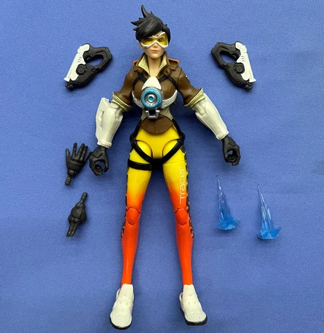 Hasbro OVERWATCH Ultimates TRACER Lena Oxton (6" 1:12 Scale) 100% COMPLETE Cover