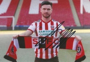 SHEFFIELD UNITED: SCOTT HOGAN SIGNED 6x4 PORTRAIT PHOTO+COA - Picture 1 of 1