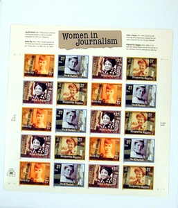 Estampillas del Servicio Postal de Estados Unidos Mujer en Periodismo Edición 2001 - Imagen 1 de 1