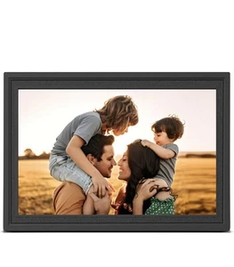 Elegant 10.1-Inch Digital Picture Frame with Instant Sharing & Touch Control - Picture 1 of 9