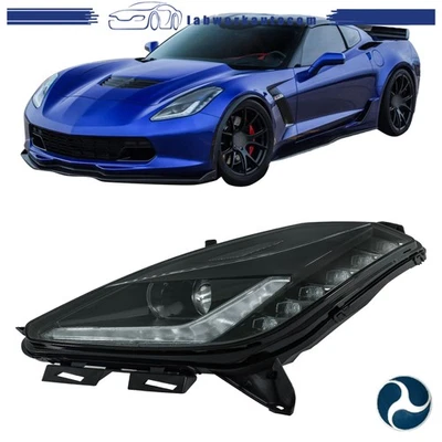 For Chevrolet Corvette 2014-19 HID/Xenon Headlight Assey Driver Side LH W/LED DR Foto 1 de 4