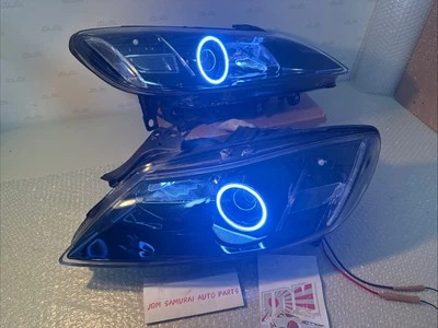 RARO! Mazda 2009-2011 RX8 SE3P Facelift BLACKOUT Halo LED HID faros OEM Foto 1 de 4