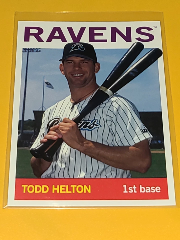 ROCKIES TODD HELTON 2021 TOPPS PRO DEBUT MINOR LEAGUE MILB LEGENDS #MILB-14 - Image 1 of 1