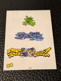 Jet Set Radio Graffiti Insert Sega Dreamcast Trading Cards #G-8 Limited Run Game