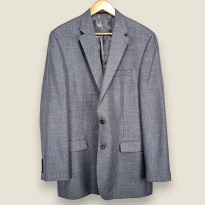 Blazer Abrigo Deportivo Lauren Ralph Lauren Hombre 44L Gris Poli Rayón Lino 2 Botones Foto 1 de 4