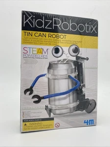 KidzRobotix Latta Robot Kit Costruzione Lattina Alluminio ~Nuova Confezione Sigillata - Foto 1 di 5