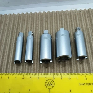 Britool Kühlsteckdosen DRG 1, 2, 3, 4, 5. 1/4" Vierkant Chrom Steckschlüssel - Bild 1 von 22