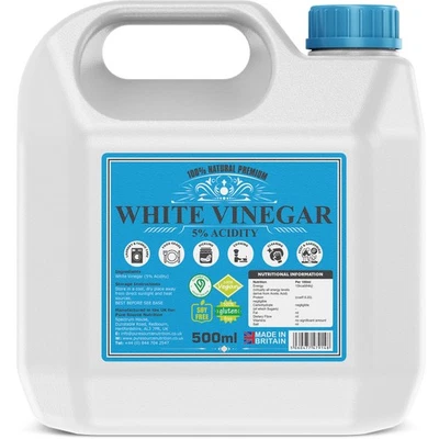 Pure Source White Vinegar 500ml to 40L – Multipurpose Cleaning Cooking Pickling - Image 1 of 4