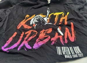 Camiseta Keith Urban The Speed of Now World Tour 2022 Med Uni Negra Doble Cara - Imagen 1 de 4