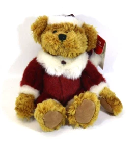iBOT Kris brown Teddy Bear vintage plush RUSS BERRIE Santa Claus Christmas - Picture 1 of 7